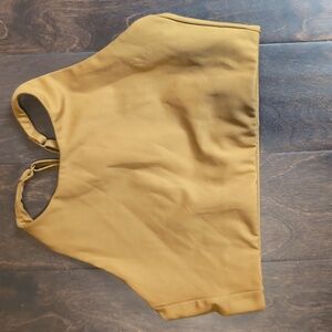 Girlfriend Collective high neck sports bra, size M.